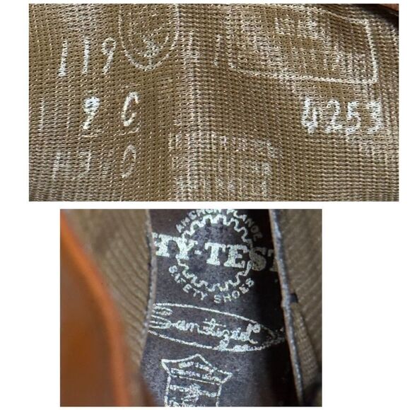 HY-TEST 4253 Vintage Ankle Leather Work Boots Size 9 C - Picture 14 of 16